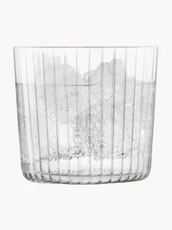Vasos de vidrio soplado artesanlamente Gio, 4 uds.