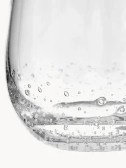 Vasos de vidrio soplado con burbujas Bubble, 4 uds.