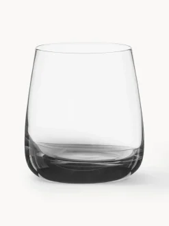 Vasos de vidrio soplados artesanalmente Smoke, 4 uds.