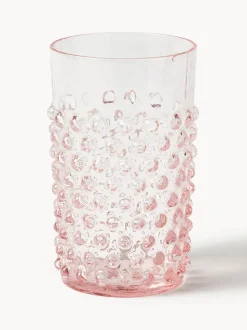 Vasos soplados Hobnail, 6 uds.