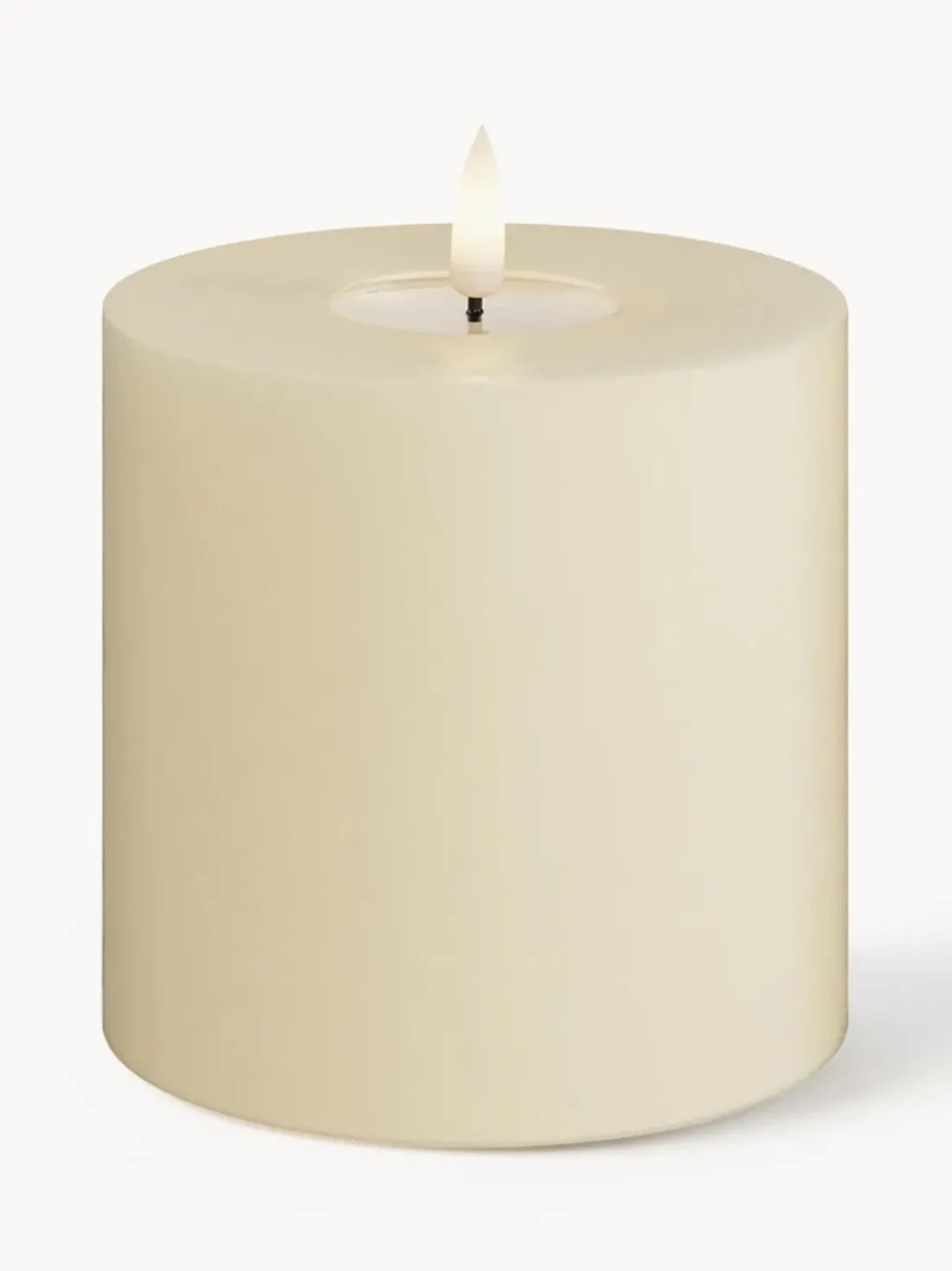 Vela LED artesanal Real Flame, 10 cm