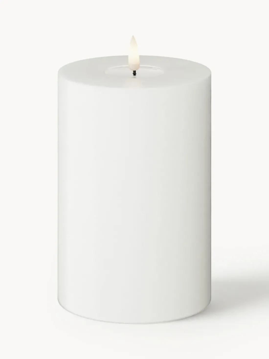 Vela LED artesanal Real Flame, 15 cm
