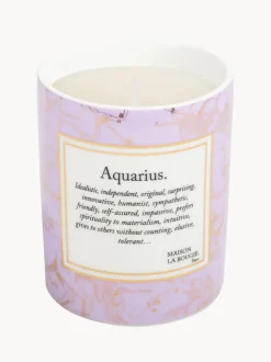Vela perfumada artesanal Aquarius (incienso y pachulí)