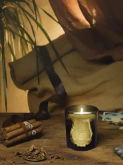 Vela perfumada artesanal Ernesto (clavo, ládano, madera de roble, pachulí)