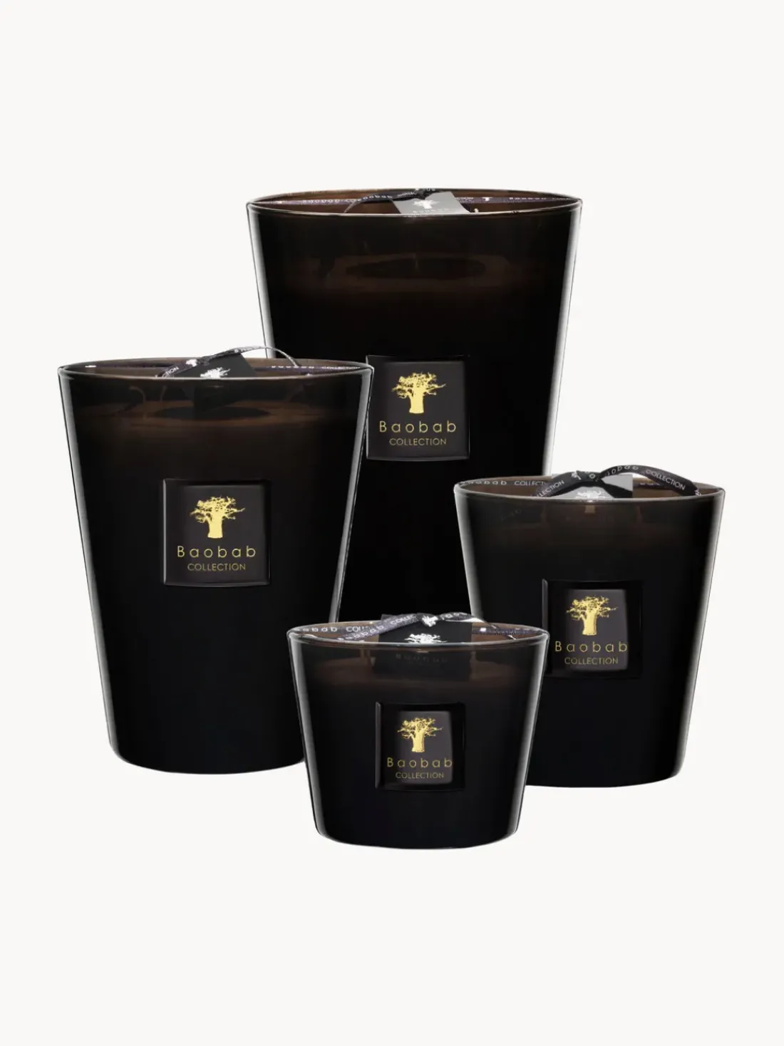 Vela perfumada de cinco mechas Prestigieuses (cuero, secuoya, ámbar)