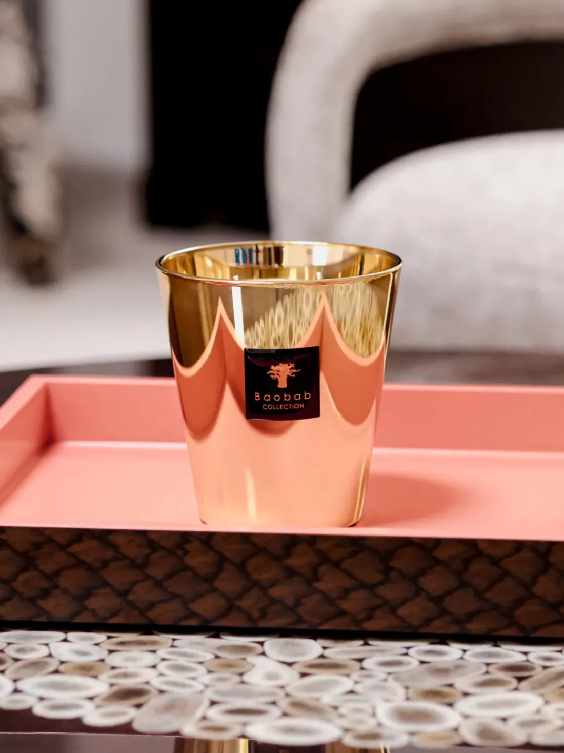 Vela perfumada de cuatro mechas Exclusives (jazmín, galbano, almizcle)