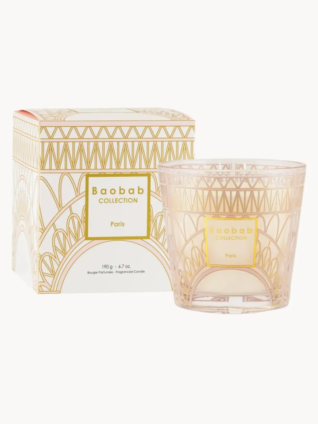 Vela perfumada My First Baobab Paris (glicina, mimosa y tilo)