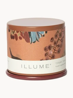 Vela perfumada Vanity Tin (almizcle de cachemira, hoja de tabaco y naranja)