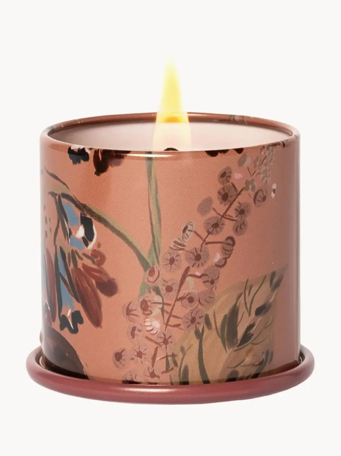 Vela perfumada Vanity Tin (almizcle de cachemira, hoja de tabaco y naranja)