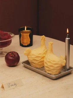 Velas cónicas artesanales Madeleine, 6 uds.