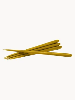 Velas cónicas finas Stoff Nagel, 6 uds.