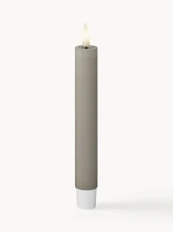 Velas cónicas LED artesanales Real Flame, 15 cm, 2 uds.