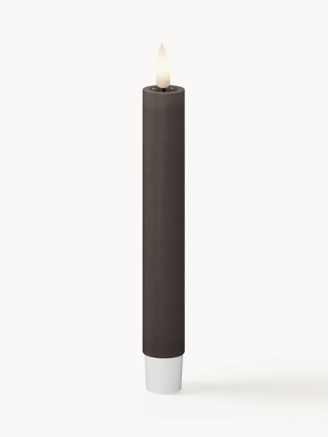Velas cónicas LED artesanales Real Flame, 15 cm, 2 uds.