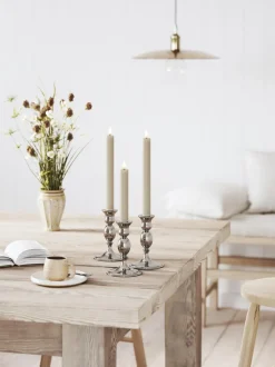 Velas cónicas LED artesanales Real Flame, 24 cm, 2 uds.