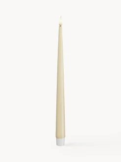 Velas cónicas LED artesanales Real Flame, 28 cm, 2 uds.