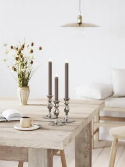 Velas cónicas LED artesanales Real Flame, 15 cm, 2 uds.