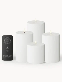 Velas LED artesanales con mando a distancia Real Flame, 5 uds.