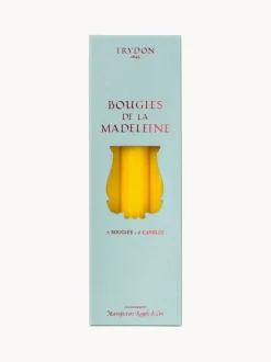 Velas para cena artesanales Madeleine, 6 uds.