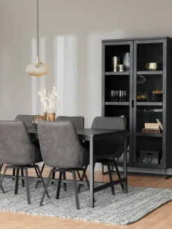 Vitrina de madera de roble Everett