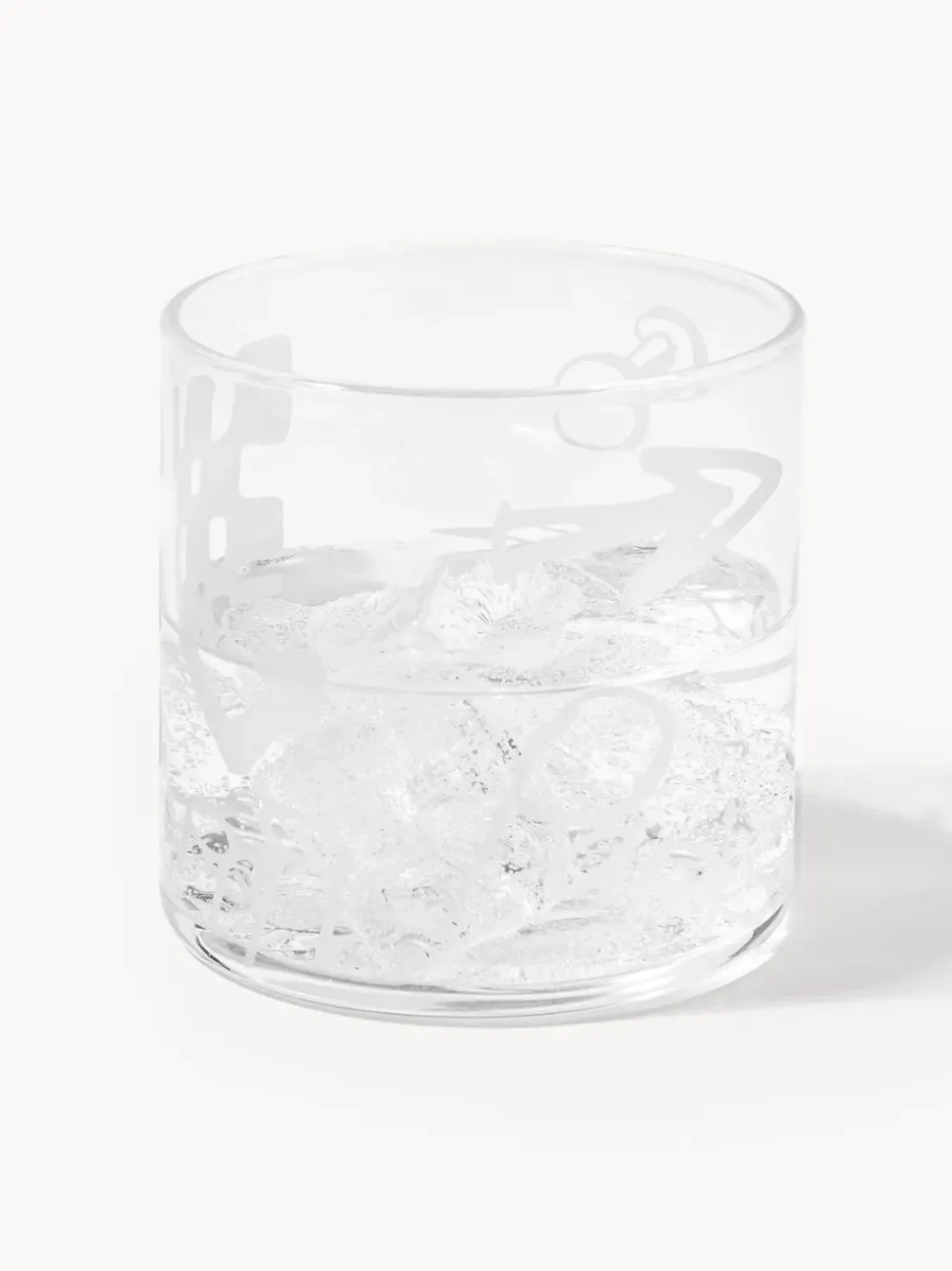 Westwing | Crosby Studios, vasos altos artesanales Cristal, 2 uds.