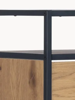 Zapatero de madera con compartimentos plegables Seaford