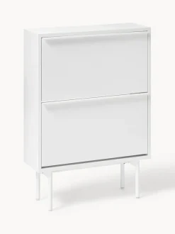 Zapatero de madera con compartimentos plegables Elona