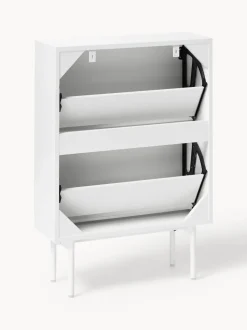 Zapatero de madera con compartimentos plegables Elona